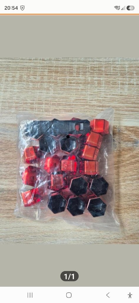 Wielmoer wielbout doppen maat 17 en 19 Rood, Ophalen of Verzenden