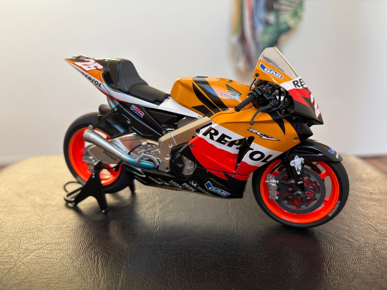 Honda repsol 1/12 tamiya masterwork collection minichamps, Hobby en Vrije tijd, Ophalen of Verzenden, Zo goed als nieuw, Motor