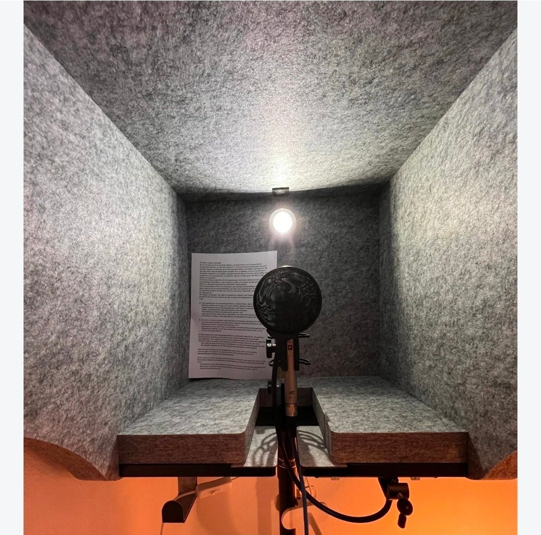 Draagbare Vocal Booth / Microfoon Isolatie Box, Muziek en Instrumenten, Ophalen of Verzenden, Zo goed als nieuw, Studiomicrofoon