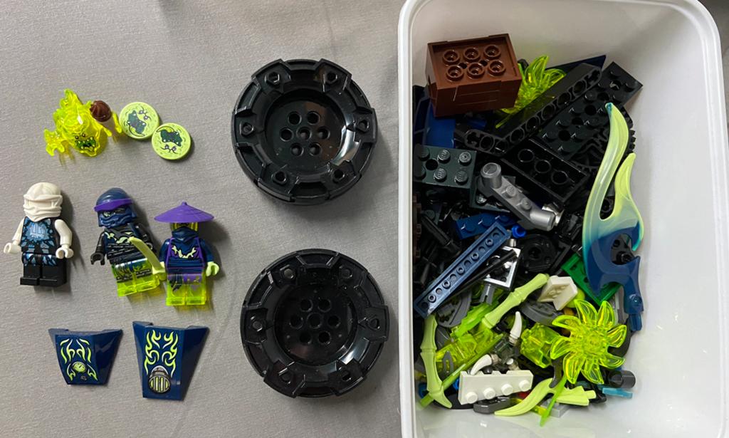 Lego Ninjago set 70730 Chain Cycle Ambush / Ghost Bike, Ophalen, Lego, Compleet, Zo goed als nieuw