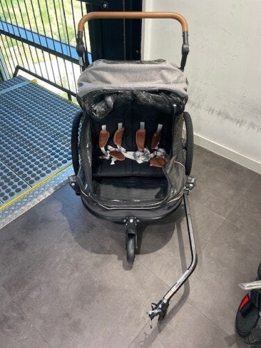 Bobike Trailer 2-in-1 multifunctionele fietskar OP=OP € 395, Niet ingevuld, Opvouwbaar, Niet ingevuld, Nieuw