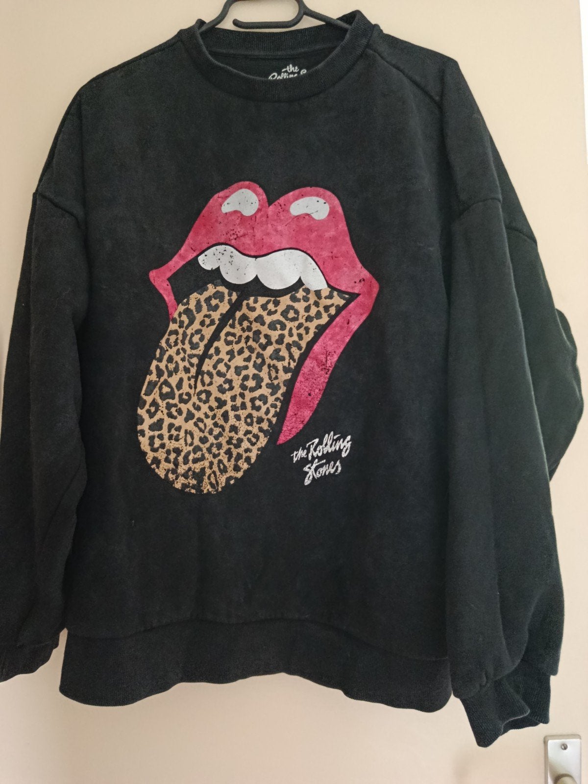 The Rolling Stones trui C&A maat L, Zwart, Maat 42/44 (L), Ophalen of Verzenden, Lange mouw