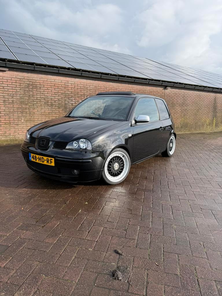 Seat Arosa Sport 1.4 16V 74KW 2001 Zwart, Auto's, Seat, Voorwielaandrijving, 4 stoelen, Zwart, Origineel Nederlands