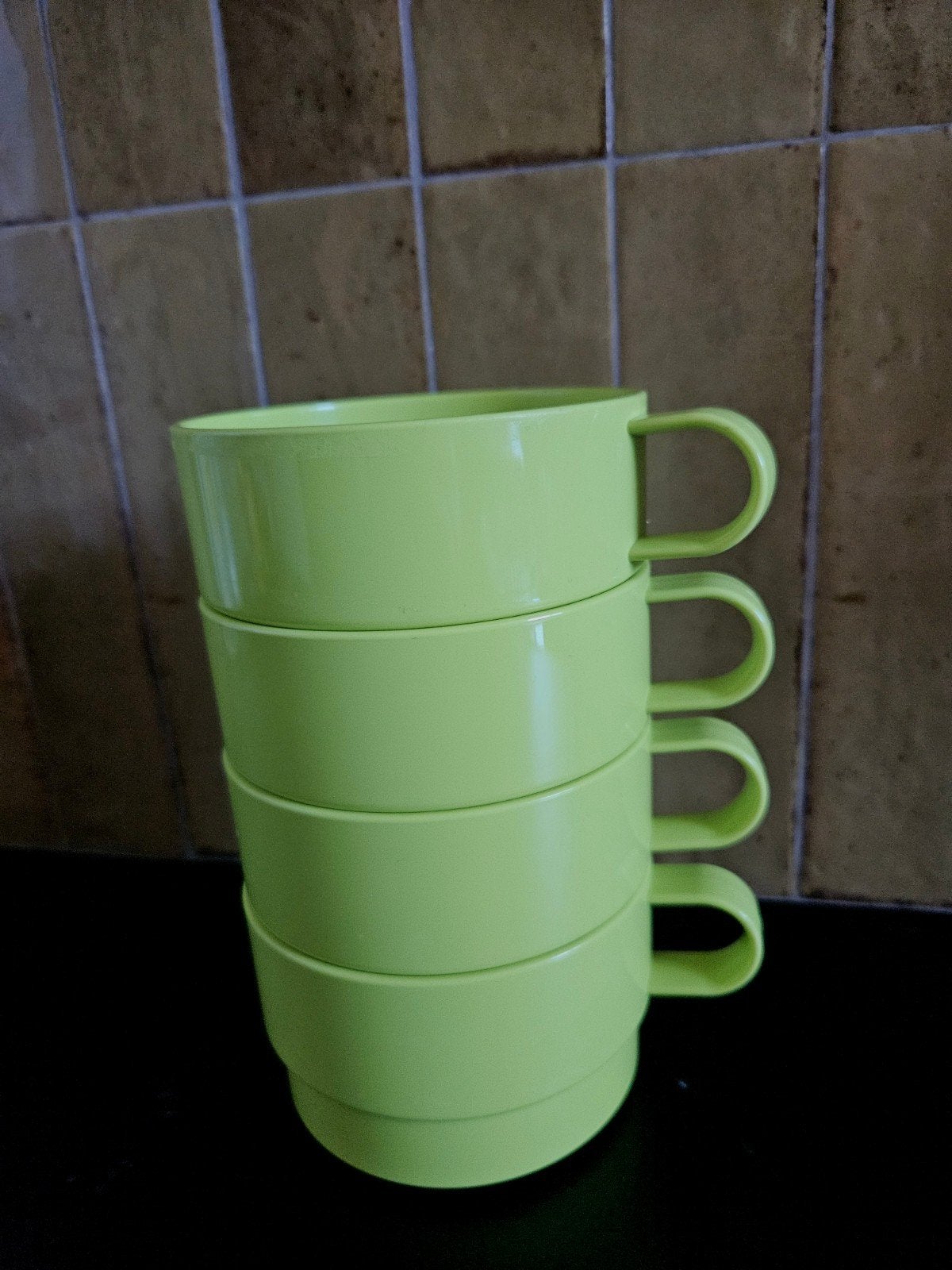 4x Mepal lime groen soepkom, Ophalen of Verzenden