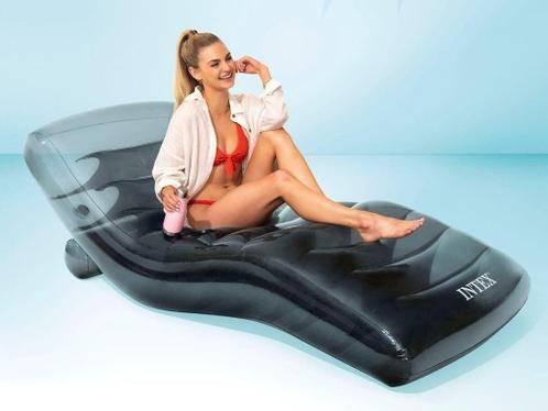 2stuks  opblaasbaren Intex Cool Grey Lounge new!  IN DOZEN, Ophalen, Nieuw