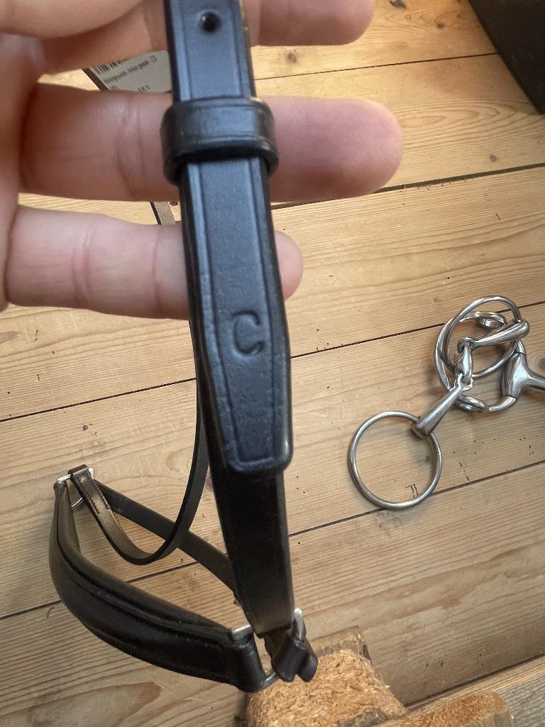 lj leathers drop noseband, Dieren en Toebehoren, Ophalen of Verzenden, Nieuw