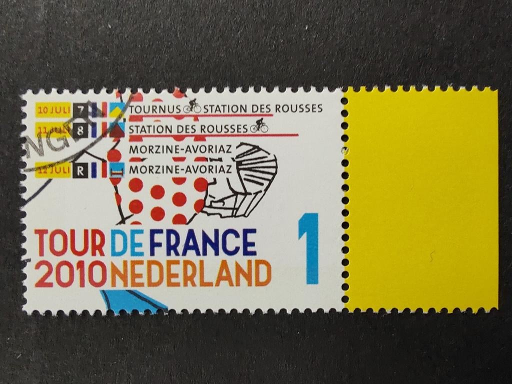 2727 tour de France 2010, Postzegels en Munten, Postzegels | Nederland, Ophalen of Verzenden