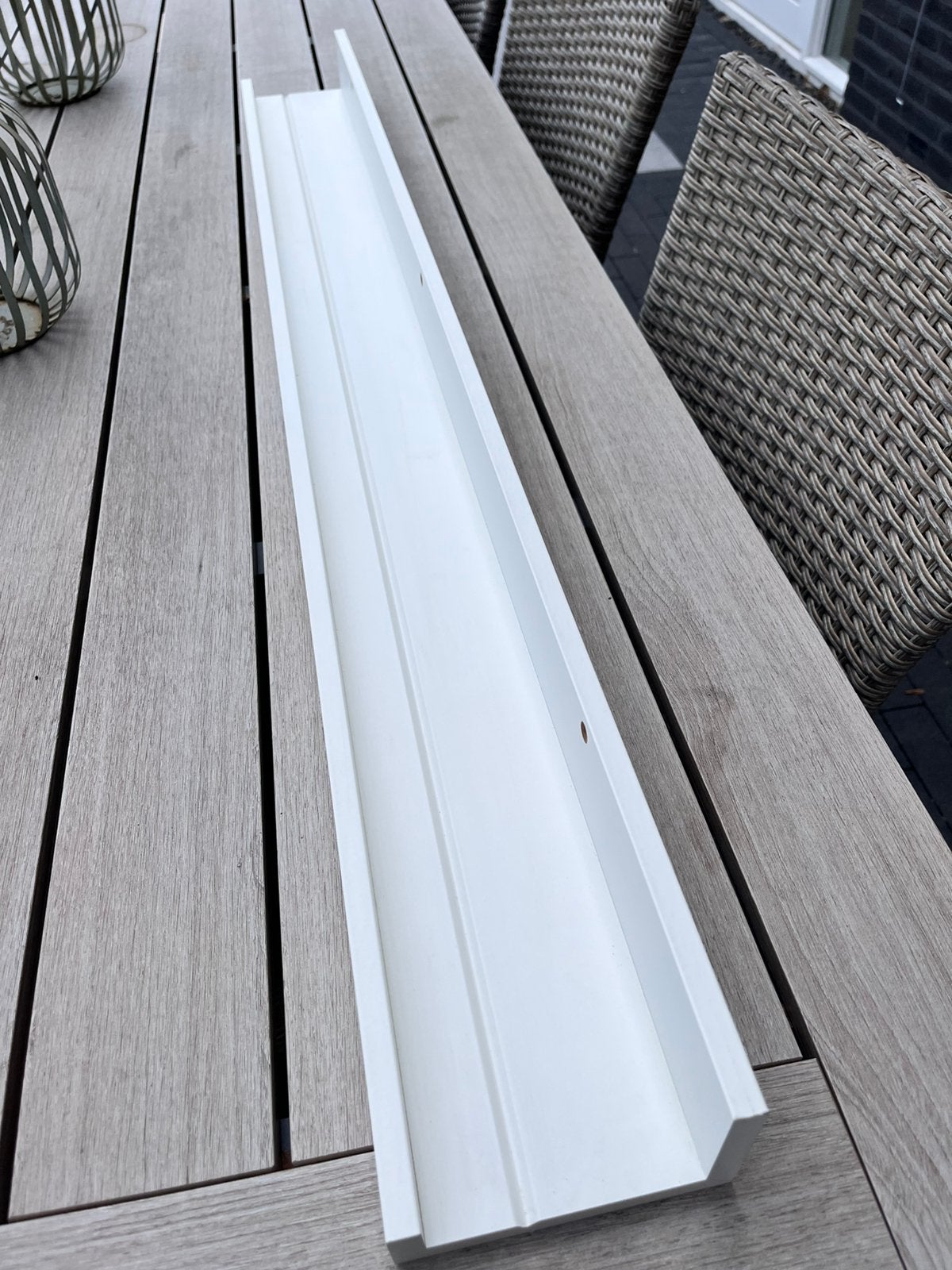Ikea mosslanda schilderijplank 115 cm wit, Ophalen, Zo goed als nieuw