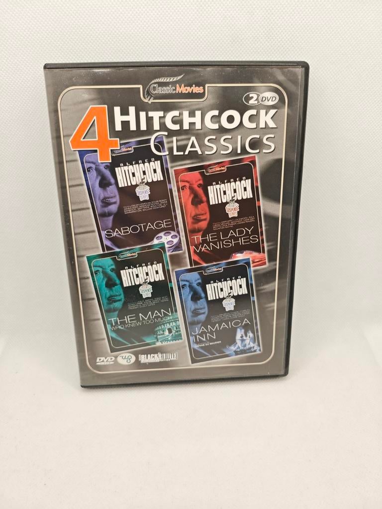 4 Hitchcock classics dvd, Ophalen of Verzenden, Zo goed als nieuw, Actie en Avontuur, Alle leeftijden