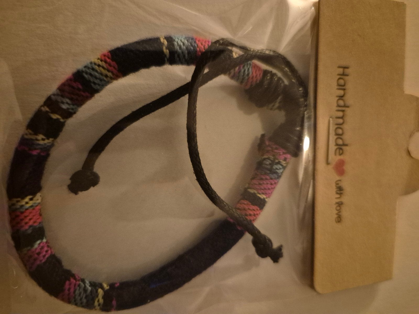 Unieke 'Handmade with Love' Vakantie Armband - Nieuw!, Ophalen of Verzenden, Nieuw, Blauw, Overige materialen