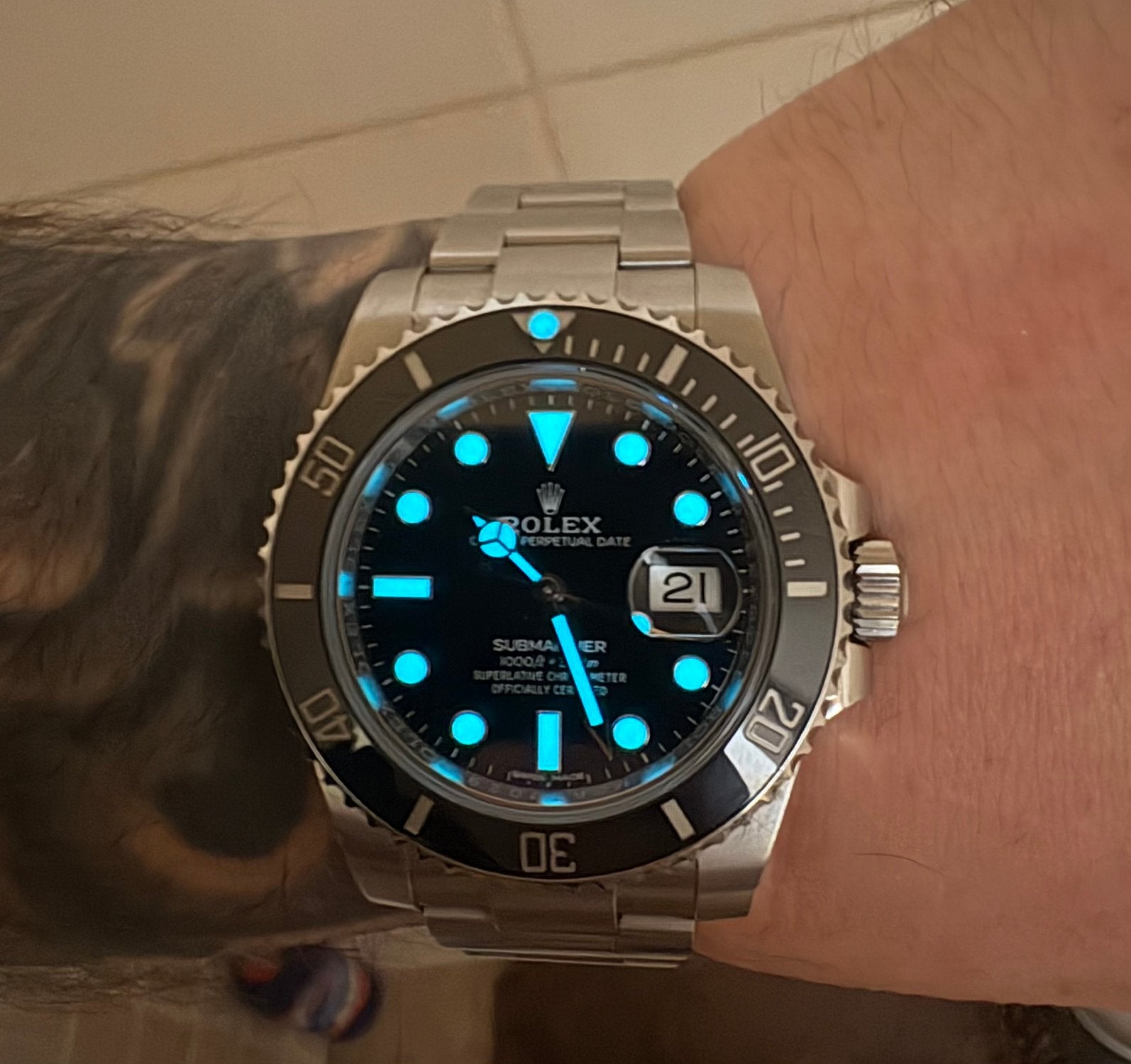 Rolex Submariner Date 116610LN, Ophalen, Polshorloge, Zo goed als nieuw, Rolex