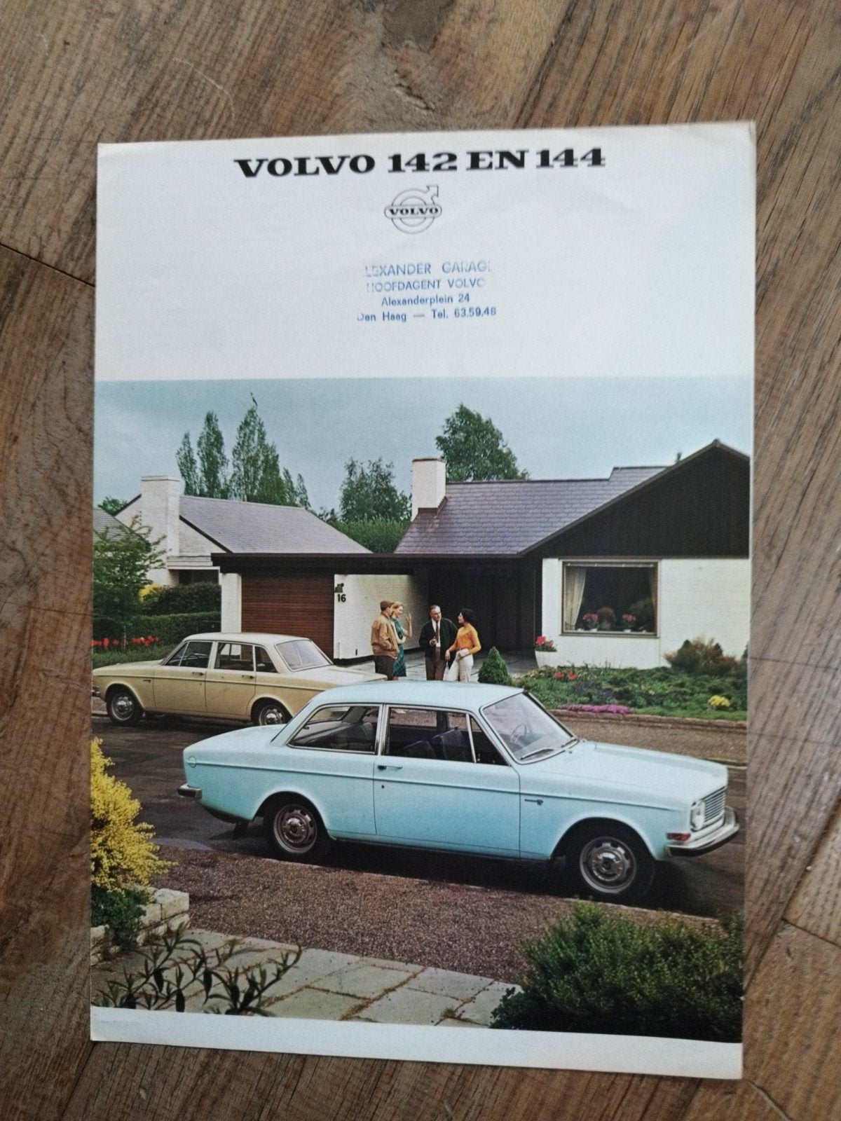 Volvo 142 en 144 brochure uit 1967 (4 pagina's), Volvo, Zo goed als nieuw, Volvo, Ophalen of Verzenden