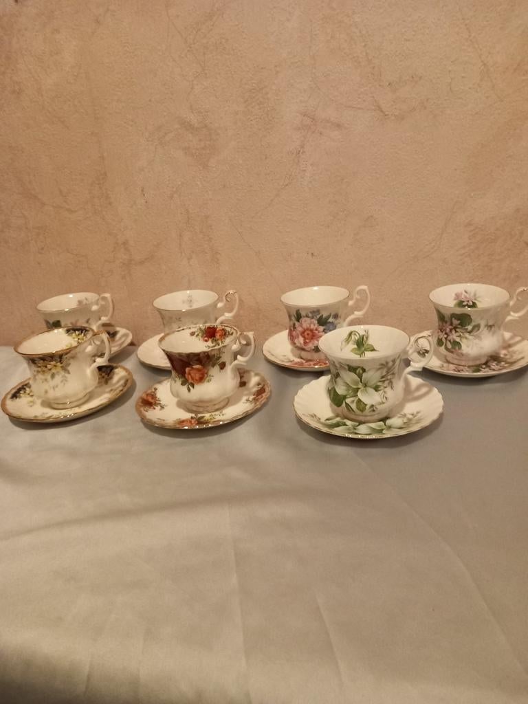 7 kop en schotels Royal Albert, Ophalen of Verzenden