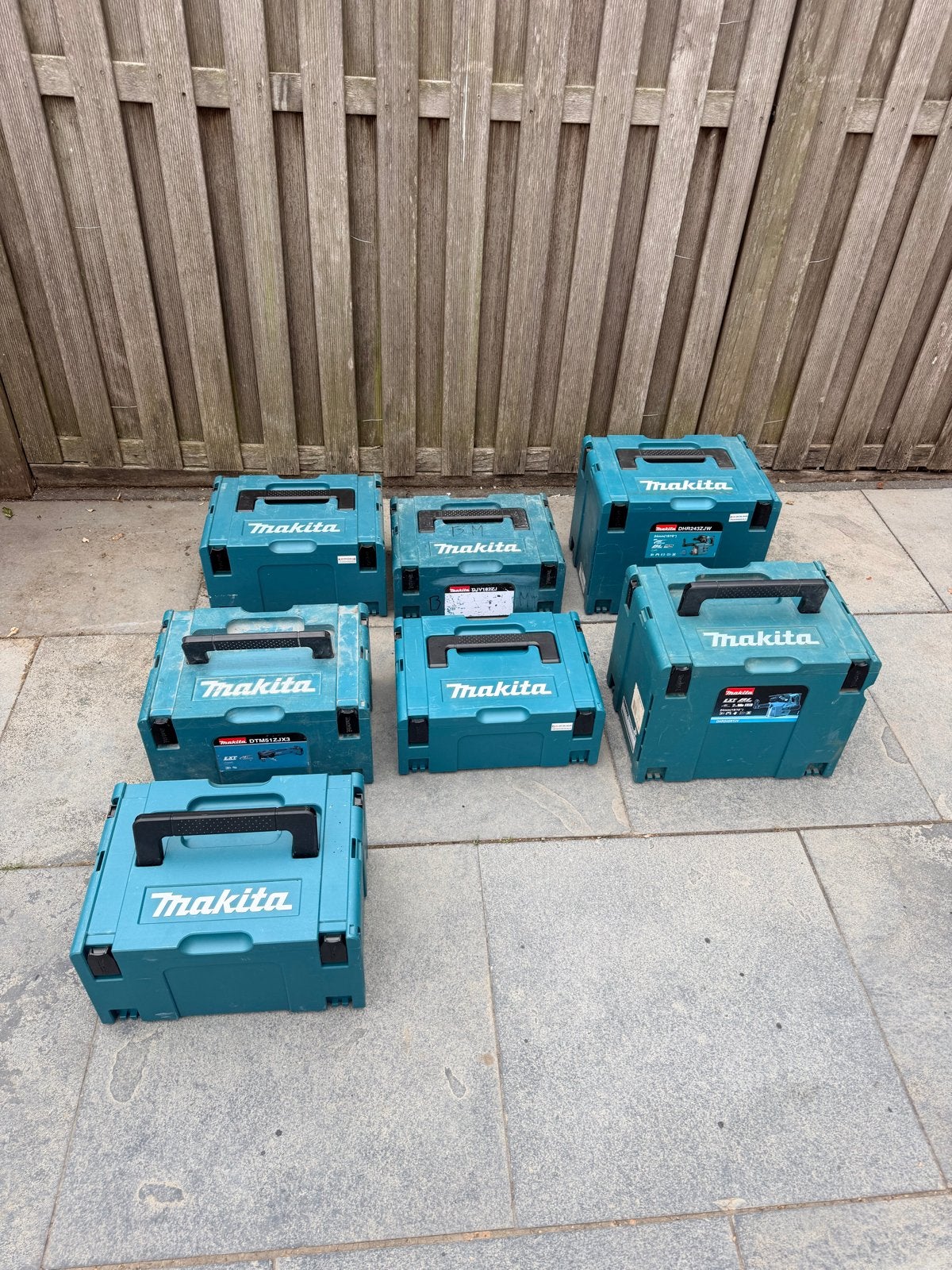 Makita Mbox koffers (7 stuks), Ophalen, Gebruikt
