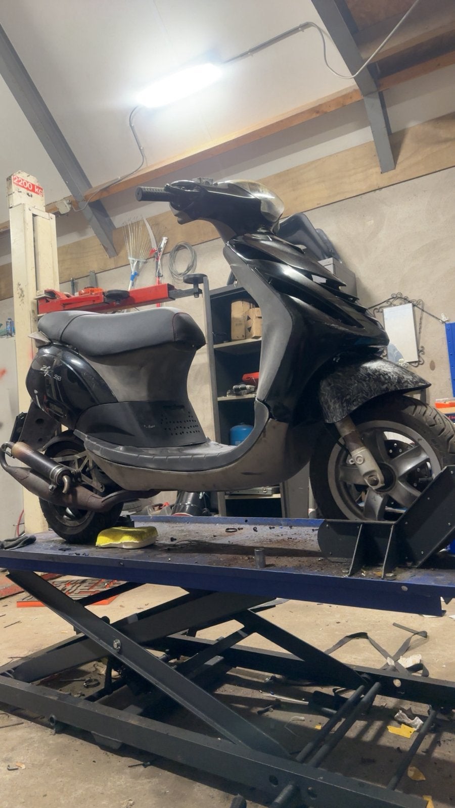 zip 70cc sprint snor zonder wok, Fietsen en Brommers, Scooters | Piaggio, Ophalen, Zo goed als nieuw, Tweetakt, Zip