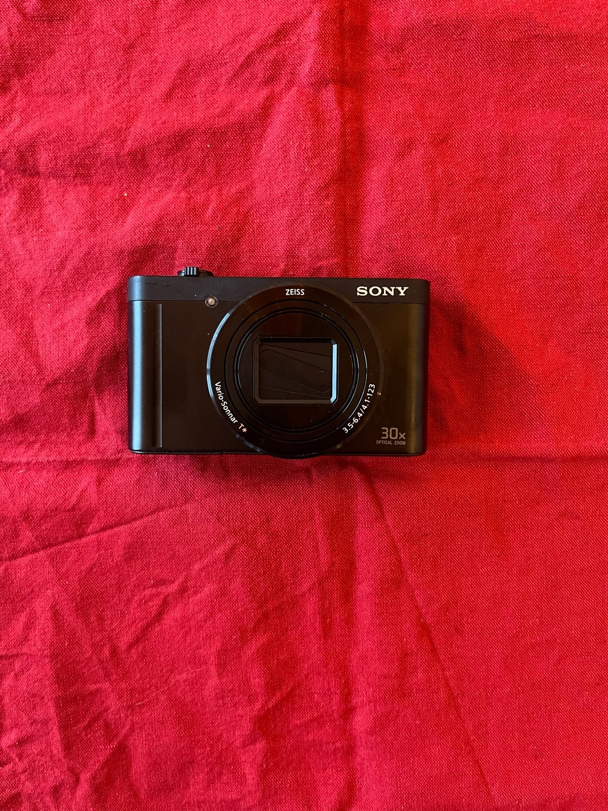 Sony DSC-WX500 Compactcamera met 30x optische zoom, Audio, Tv en Foto, Kantelbaar/draaibaar scherm, Ophalen of Verzenden, Zo goed als nieuw