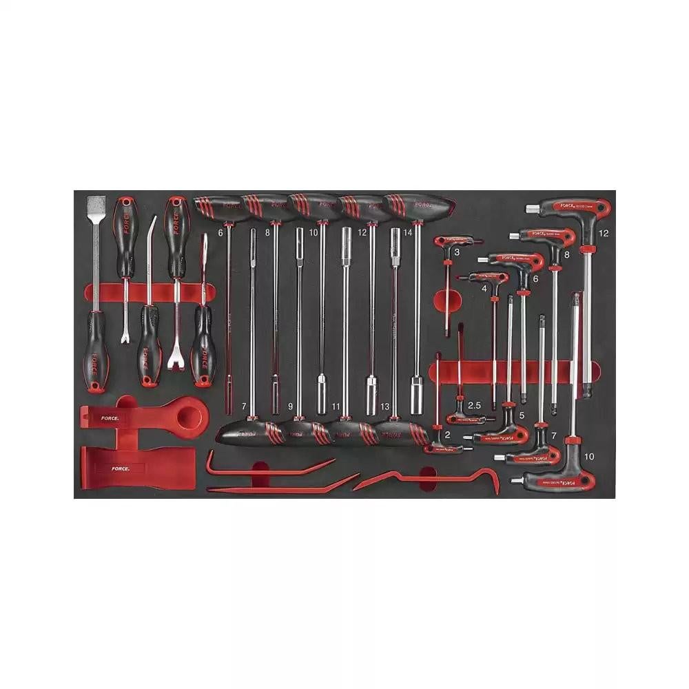 FORCE 610-delige Black Edition JUMBO gereedschapwagen *TIP*, ., Nieuw, Ophalen of Verzenden, .