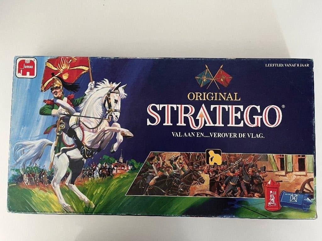 Vintage Stratego Original Jumbo 498 – Compleet + Spelregels, Een of twee spelers, Verzenden, Gebruikt, Jumbo