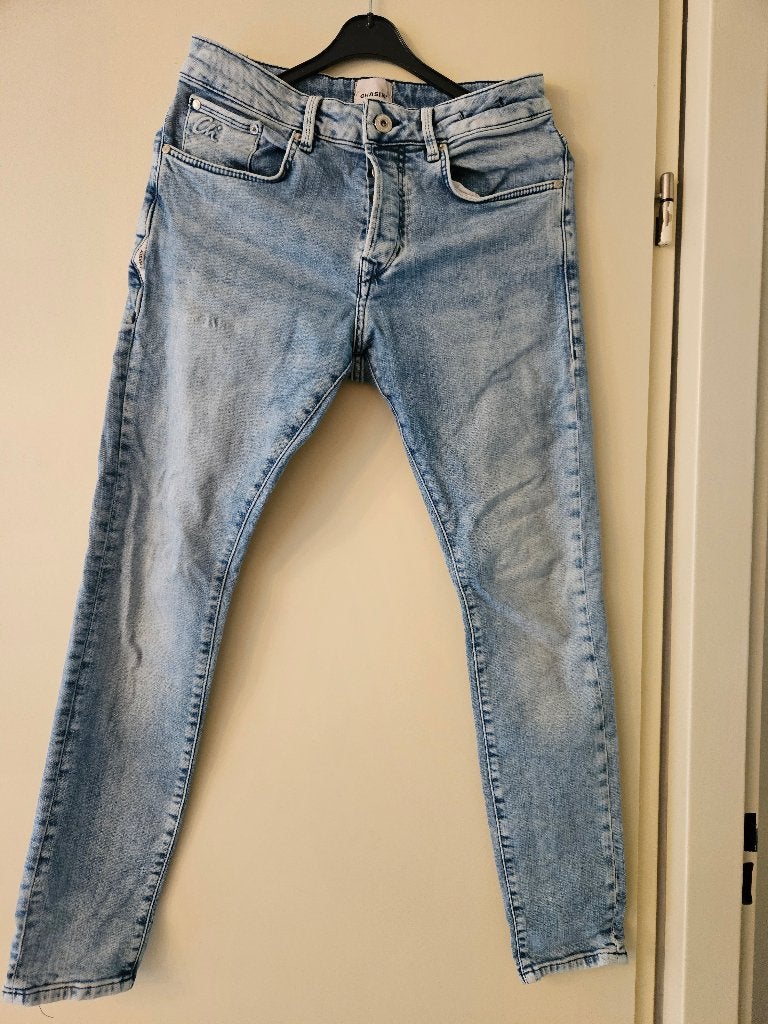 Chasin heren jeans skinny lichtblauw maat W28-L32, Chasin, Blauw, W32 (confectie 46) of kleiner, Ophalen of Verzenden