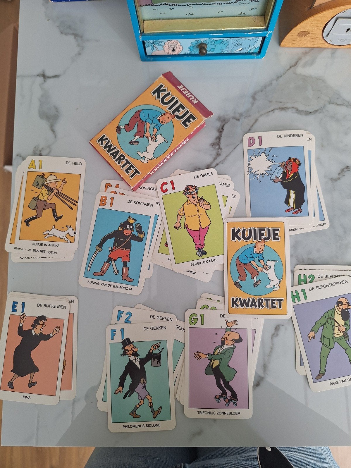 Kuifje Kwartet, Verzamelen, Stripfiguren, Ophalen of Verzenden, Kuifje, Gebruikt