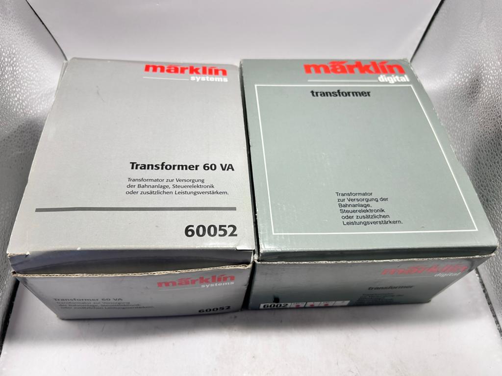 Marklin 52 VA en 60VA transformators, B, Wisselstroom, A, Marklin