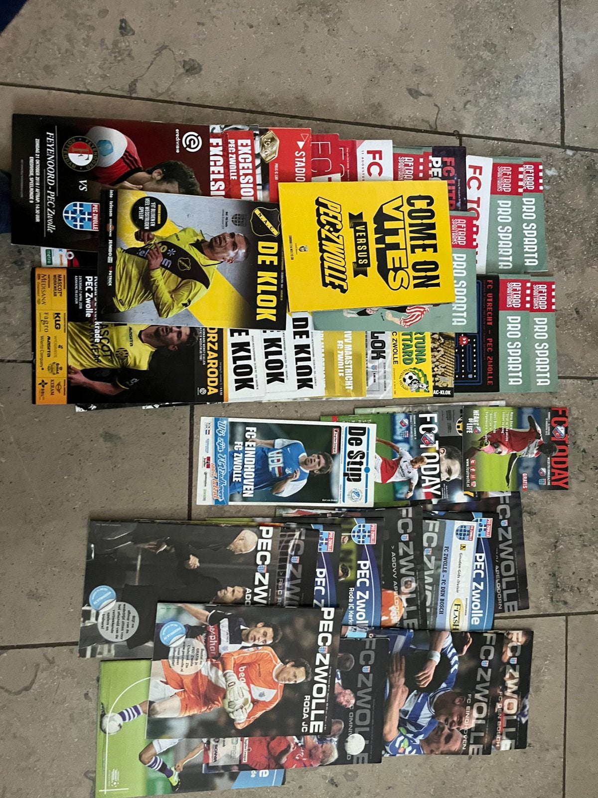DIVERSE PROGRAMMABOEKJES ZWOLLE UIT EN THUIS, Verzamelen, Ophalen of Verzenden, Zo goed als nieuw, Overige binnenlandse clubs