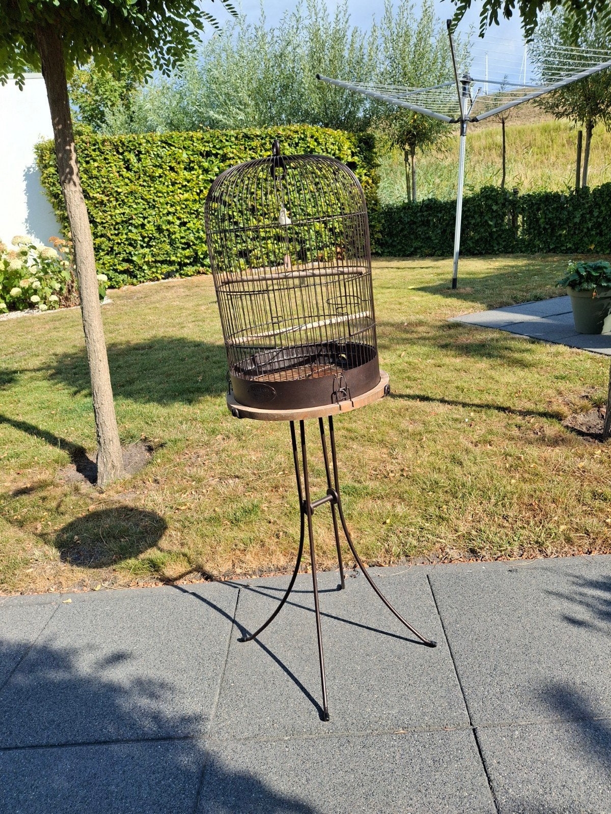 VOGELKOOI, Ophalen, Metaal, Vogelkooi