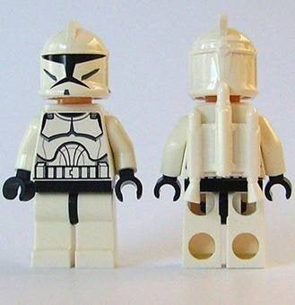 Lego Star Wars Clone Trooper Jetpack SW0233, Lego, 3235CD, Ophalen of Verzenden, Zo goed als nieuw