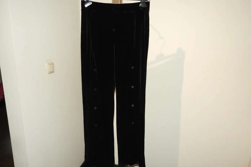 Wolford blake trousers velvet fluweel achtige broek drukkers, Verzenden, Zwart, Zo goed als nieuw, Wolford