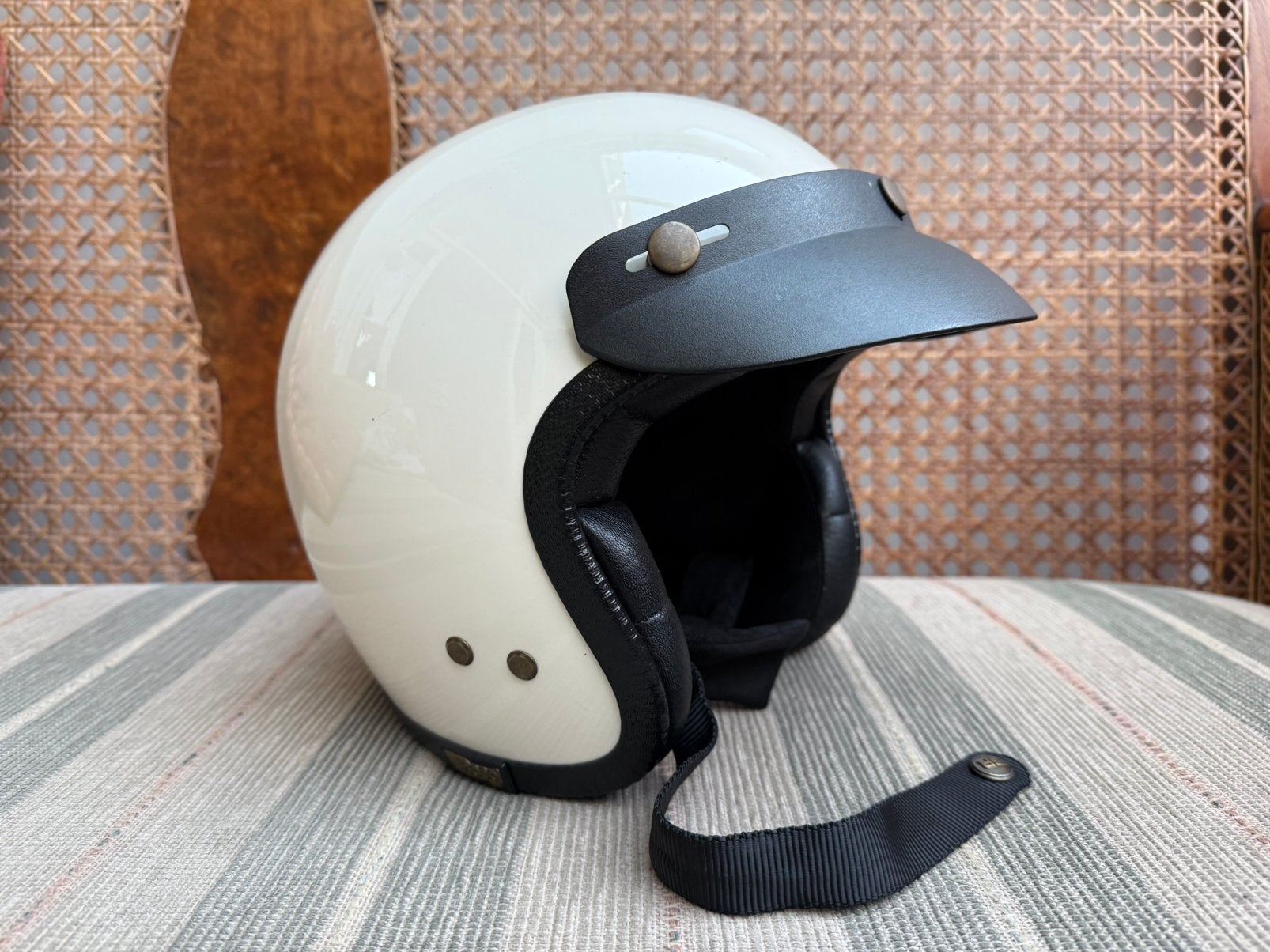 Nieuwstaat Roeg Jett 2.0 Vintage White Open Face Helmet XS, XS, Dames, Jethelm, Ophalen of Verzenden