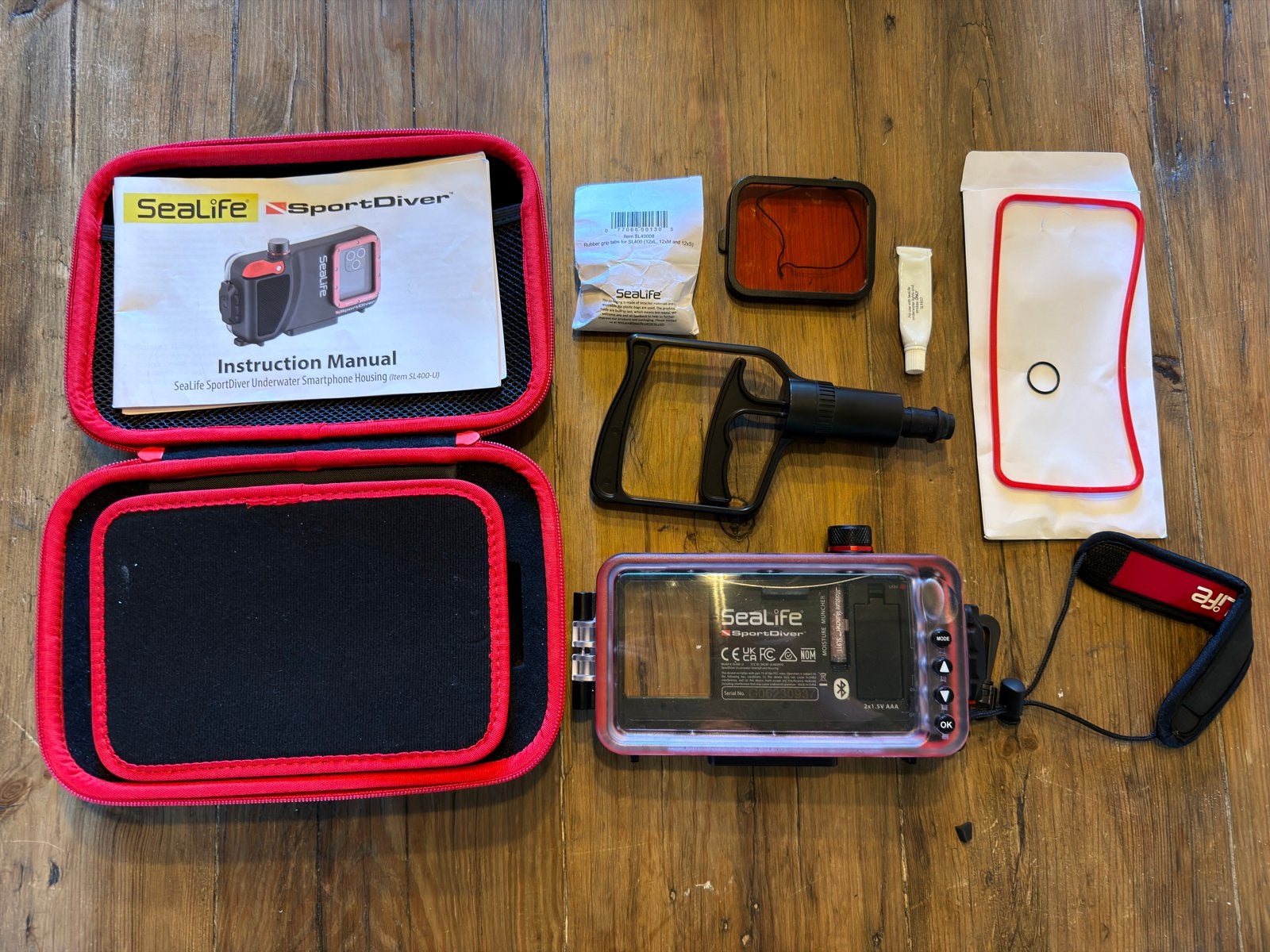 Sealife SportDiver onderwaterbehuizing voor telefoon, Smartphonebehuizing, SeaLife, Ophalen of Verzenden, Zo goed als nieuw