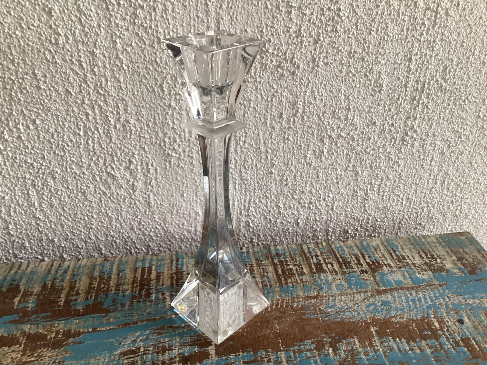 Prachtige kristallen kandelaar van Nachtmann, Gebruikt, Overige merken, Ophalen of Verzenden, Glas