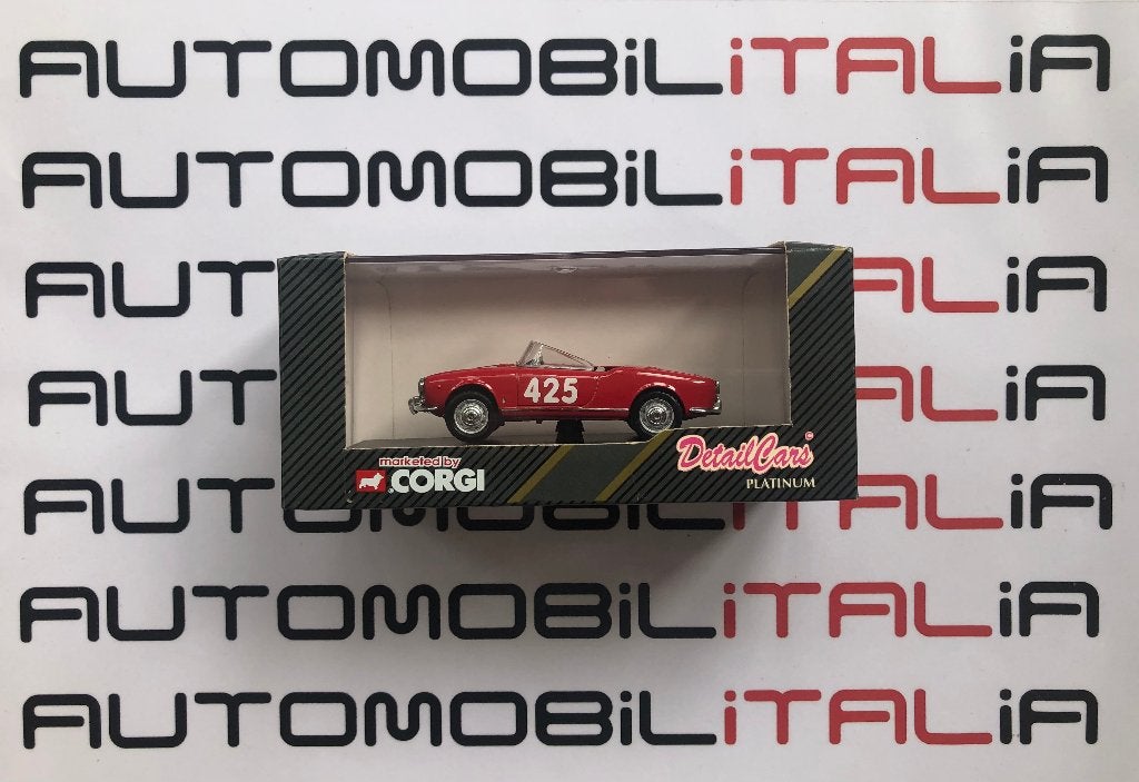 Alfa Romeo Giulietta Spider '58 Mille Miglia 1:43 DetailCars, Ophalen of Verzenden, Nieuw, Auto, Overige merken