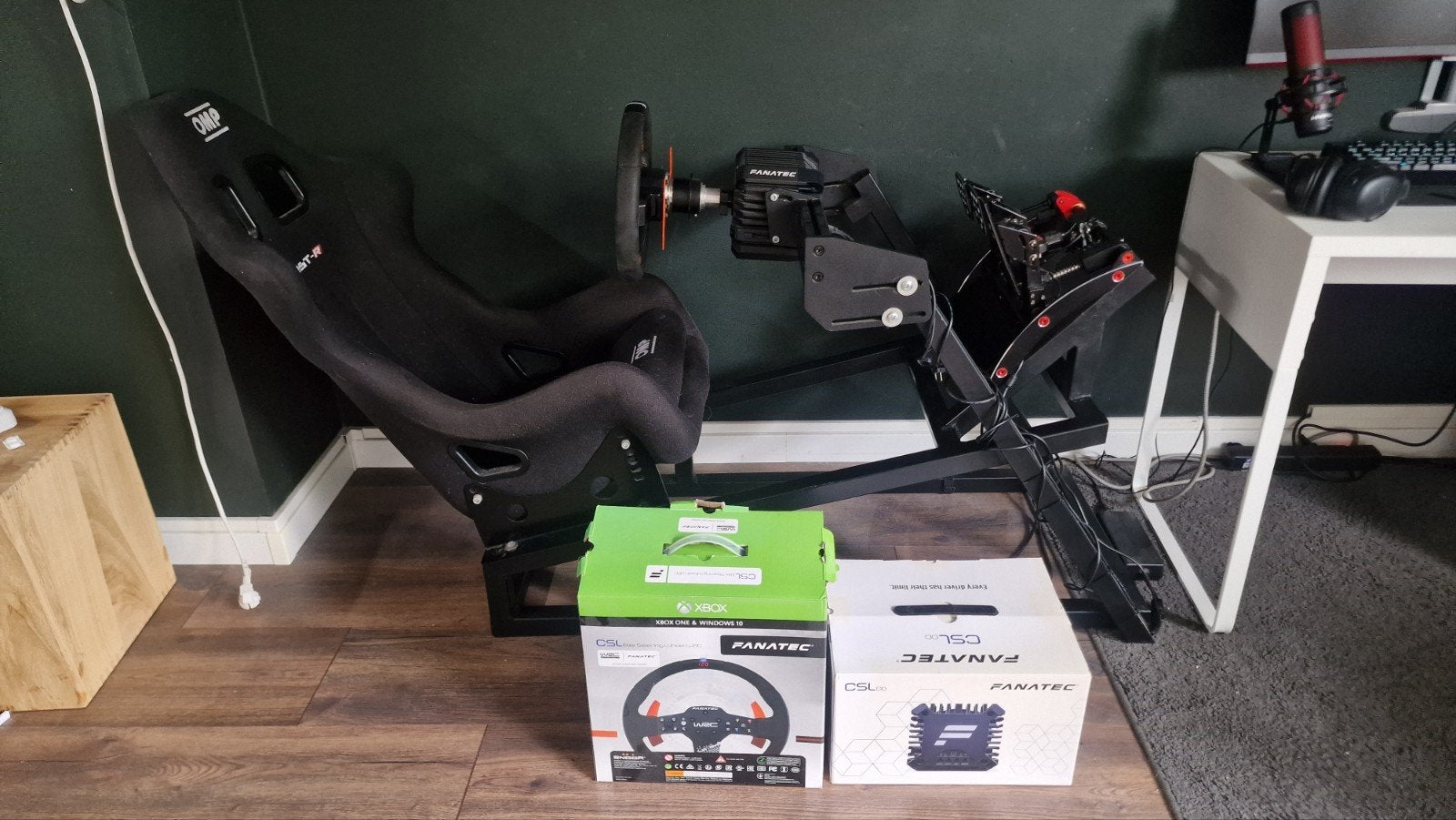 Race sim (custom) met Fanatec CSL DD & V3 Pedalen, Ophalen, Overige merken, Gebruikt