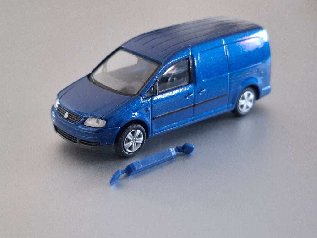 1:87 Volkswagen VW Caddy Maxi blauw Rietze € 7,50, Verzenden, Zo goed als nieuw, Auto, Rietze