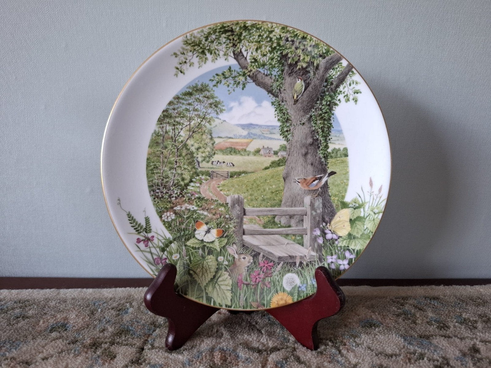 Porselein Bord, Ophalen of Verzenden