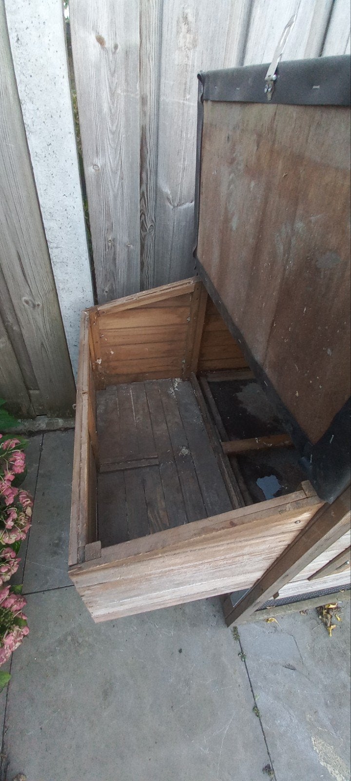 kippenhok met legnest zitstok binnenhok ren kuikens kwartels, Ophalen, Gebruikt, Kippenhok of Kippenren