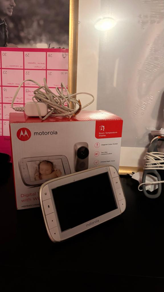 Motorola Digitale Video Babyfoon met Wi-Fi, Kinderen en Baby's, Babyfoons, Ophalen of Verzenden, Gebruikt, 250 meter of meer, Camera