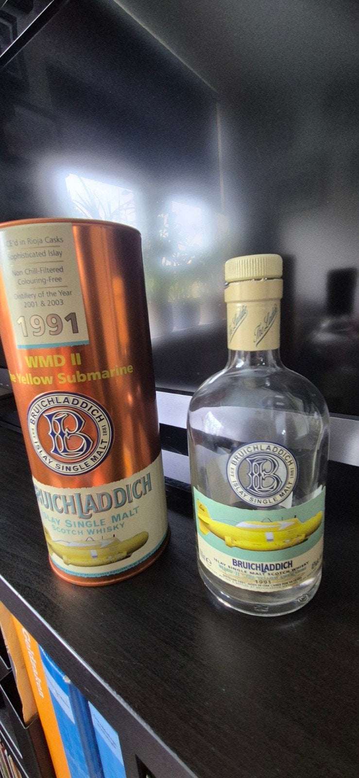 Leuke en bijzondere Bruichladdich WMD II “The Yellow Submari, Verzamelen, Ophalen, Overige