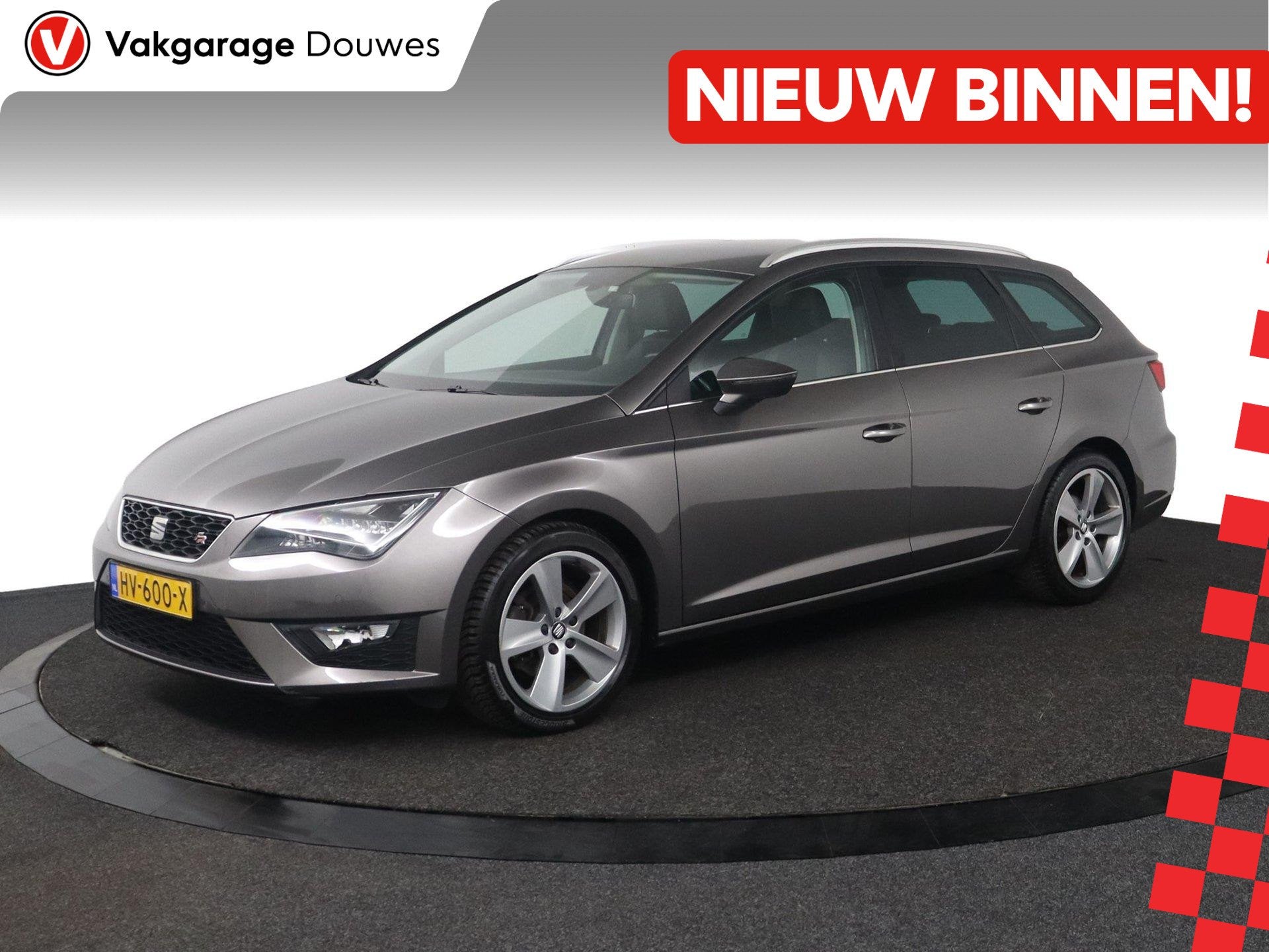 SEAT Leon ST 1.4 EcoTSI FR Connect |NAP|Camera|Cruise|Trekha, Auto's, Stof, Gebruikt, 4 cilinders, 150 pk