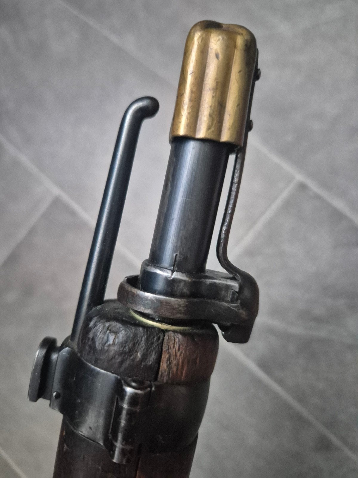 Org Schmidt Rubin loopdop  ( M1889 ), Ophalen of Verzenden, Landmacht, Overige gebieden