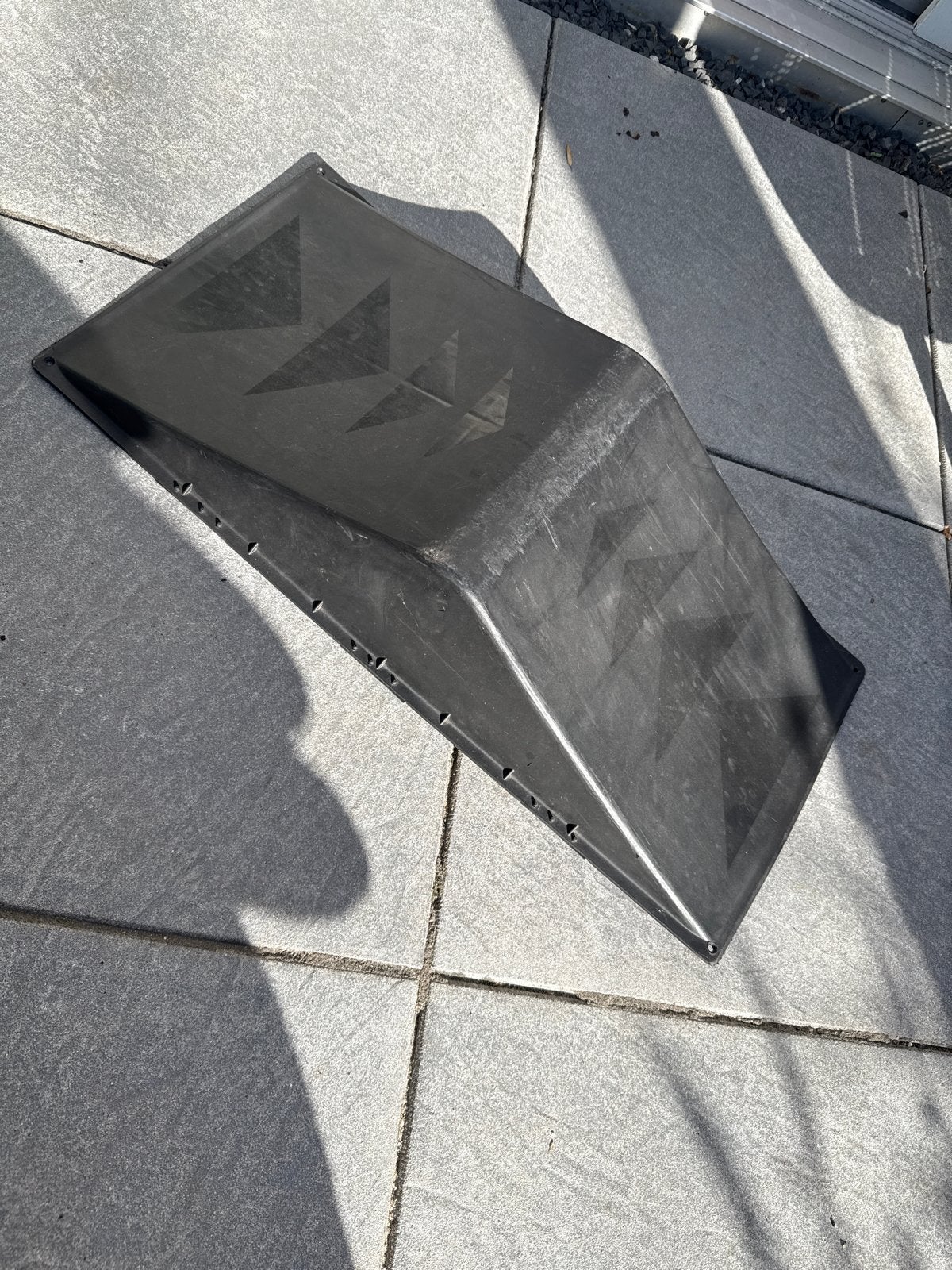 Stuntplank zwart plastic - Skate ramp, Ophalen, Gebruikt, Overige typen