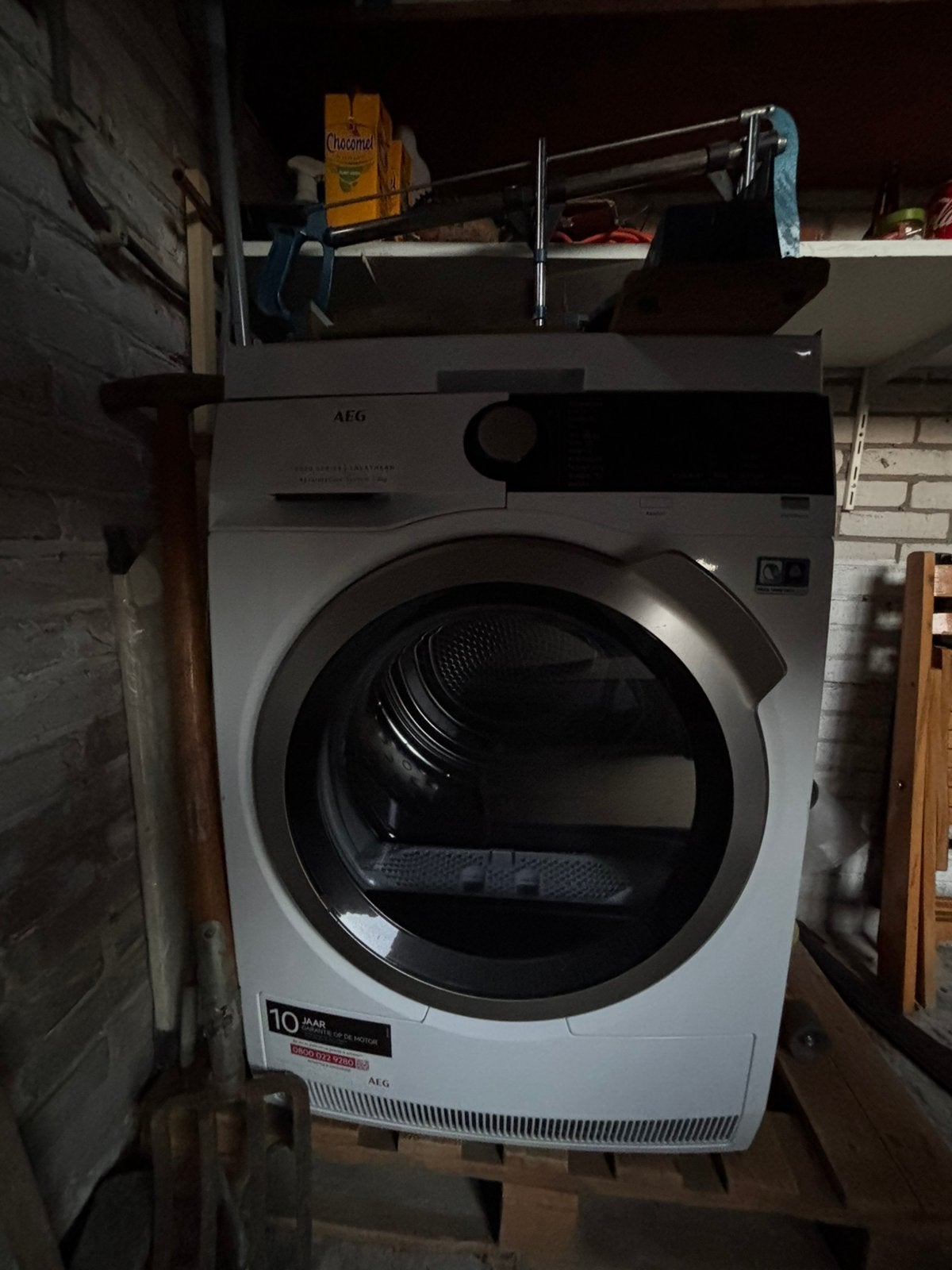 AEG 8000 series Lavatherm droger, Ophalen, 6 tot 8 kg, Zo goed als nieuw, Voorlader