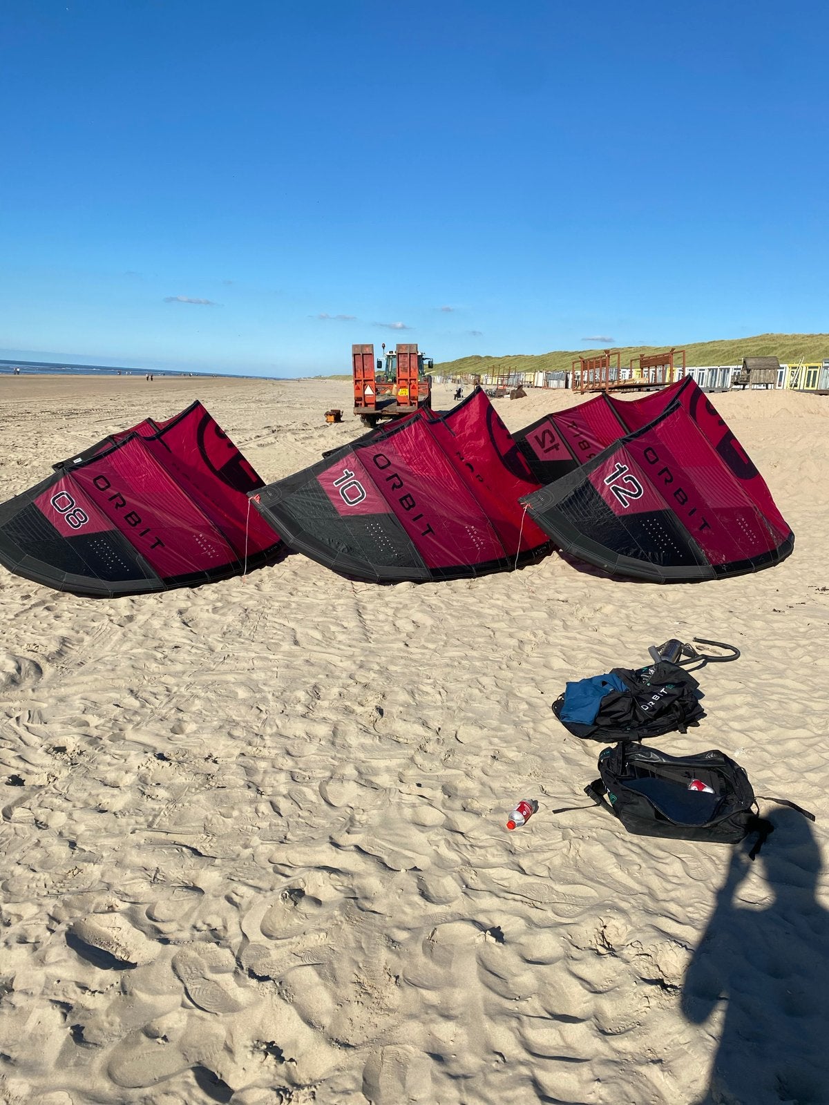 North Orbit 2024 Kite Set + 2 North Navigator Bars, Watersport en Boten, Kitesurfen, Gebruikt, Kitesurf-set, Geen board, Ophalen of Verzenden