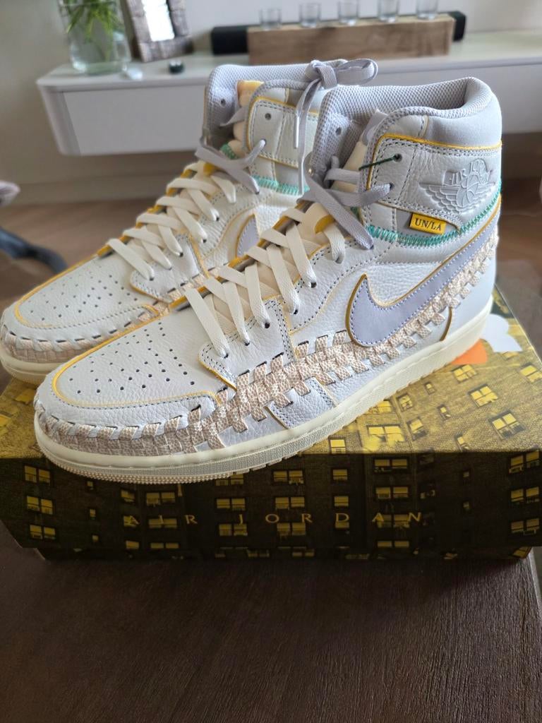 Air Jordan 1 Retro High OG SP x Union LA 'Grey Fog', Overige kleuren, Nieuw, Ophalen of Verzenden, Sneakers of Gympen