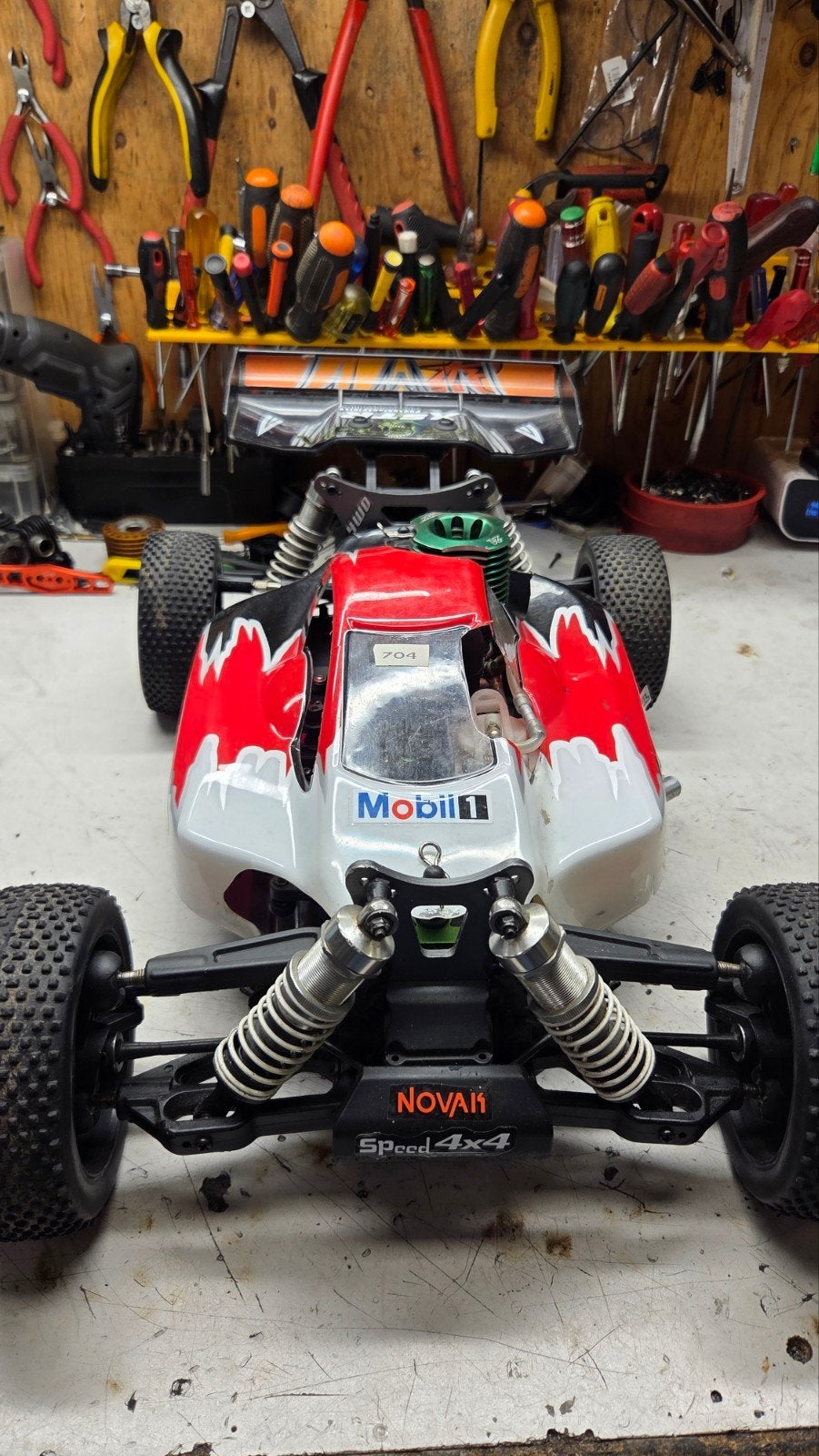 Te koop mooie ansman virus, Hobby en Vrije tijd, Modelbouw | Radiografisch | Auto's, Gebruikt, Ophalen of Verzenden, Auto onroad