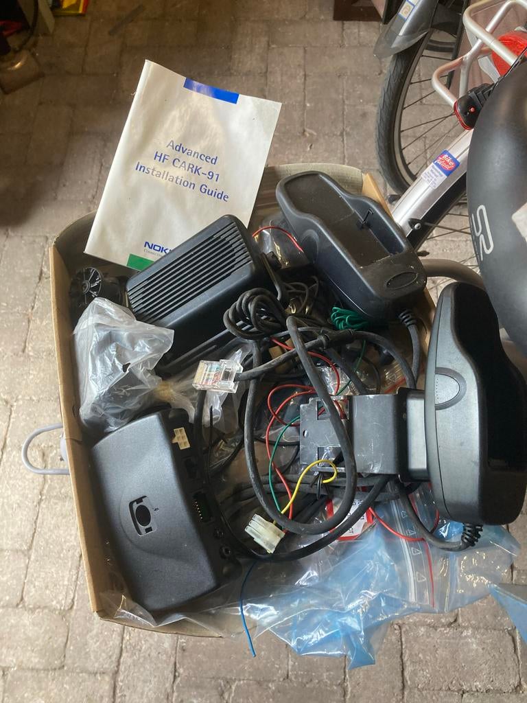 Nokia Advanced HF Carkit-91, Telecommunicatie, Carkits, Ophalen, Inbouw, Nokia, Complete carkit