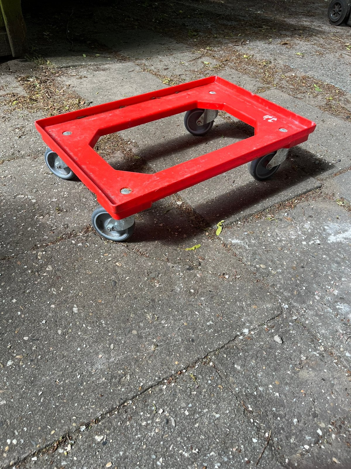 Dolly transportkar 60x40 kisten 4 stuks, Doe-het-zelf en Verbouw, Transportwagens, 100 liter of meer, Ophalen of Verzenden, Transportkar