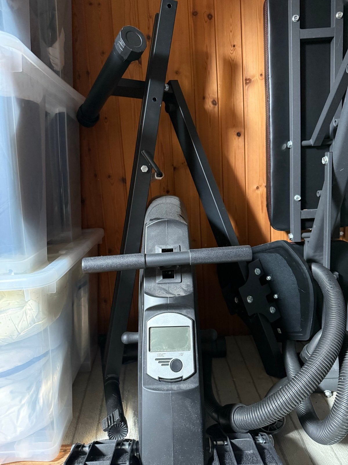 Inshape RM-E Roeitrainer - Zo goed als nieuw, Ophalen, Armen, Zo goed als nieuw, Metaal