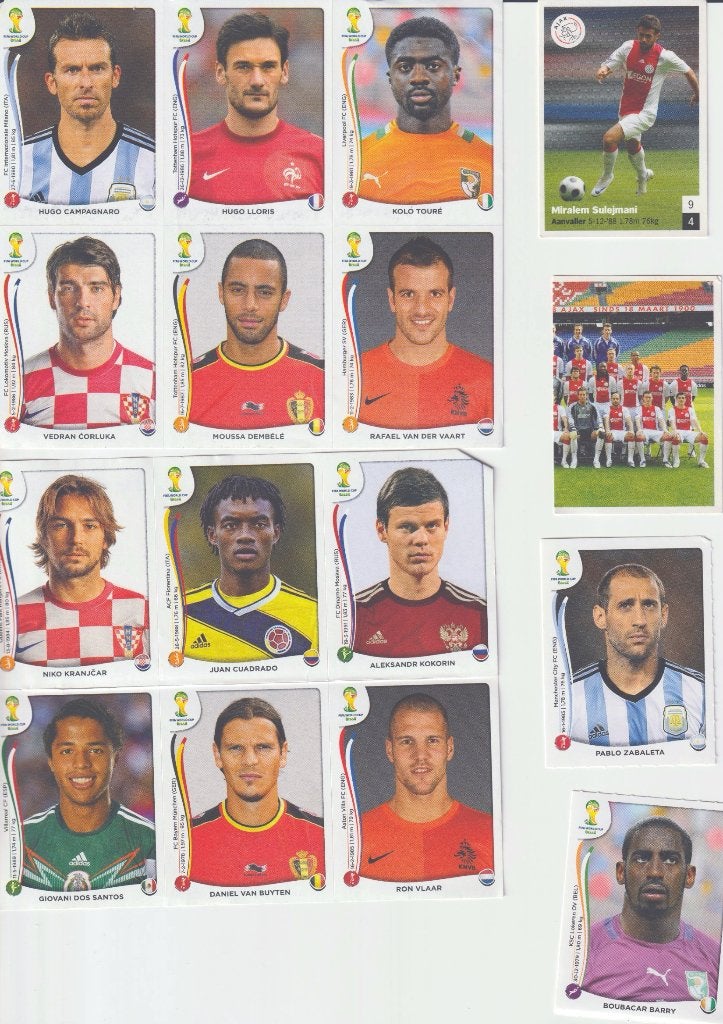 28 stickers voetbalplaatjes, Verzenden, Nieuw, Meerdere stickers